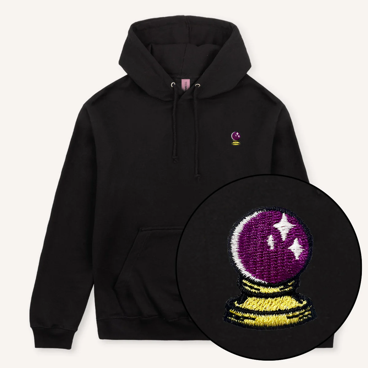 Crystal Ball Embroidered Hoodie - Image 5