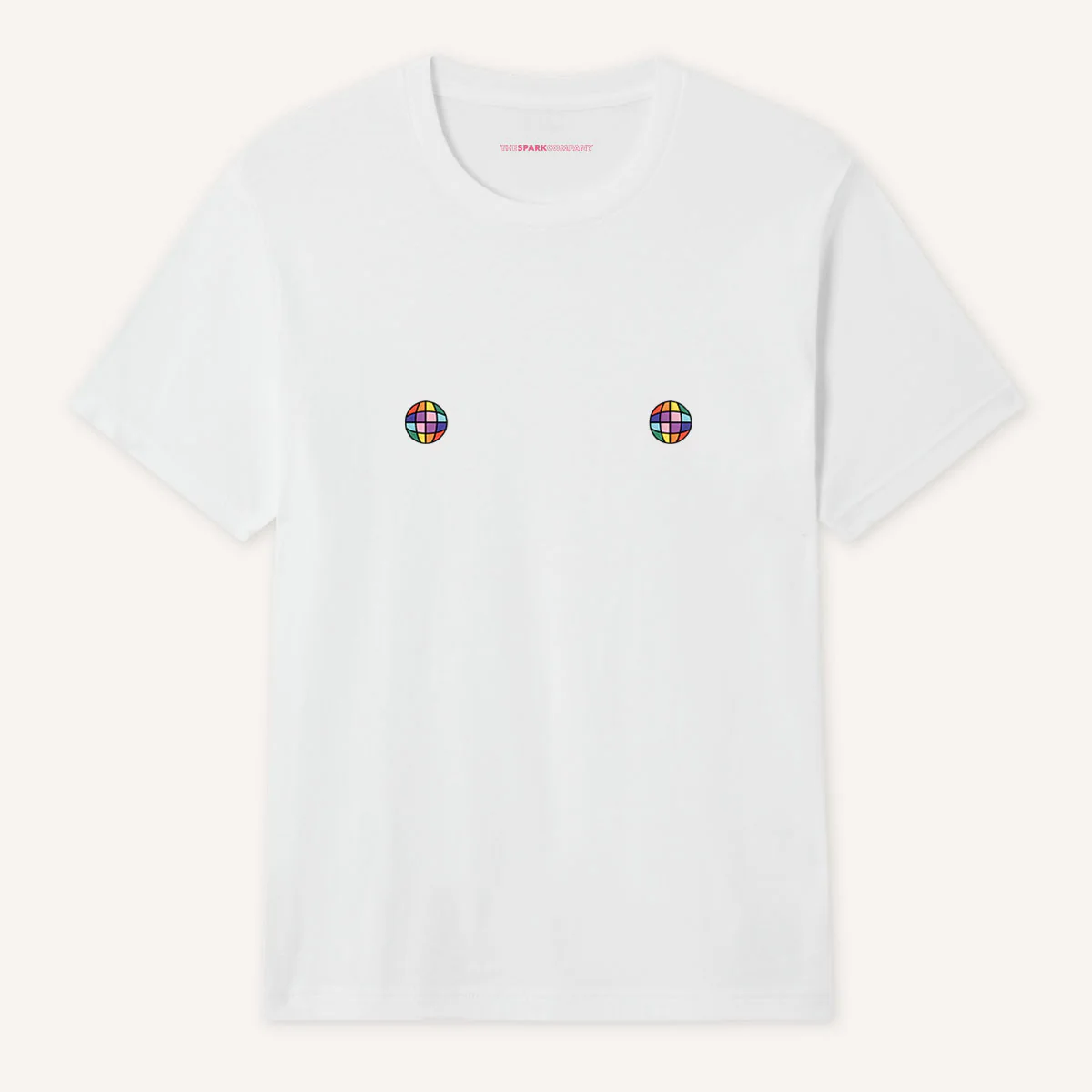 Disco Ball Nipples T-Shirt - Image 2