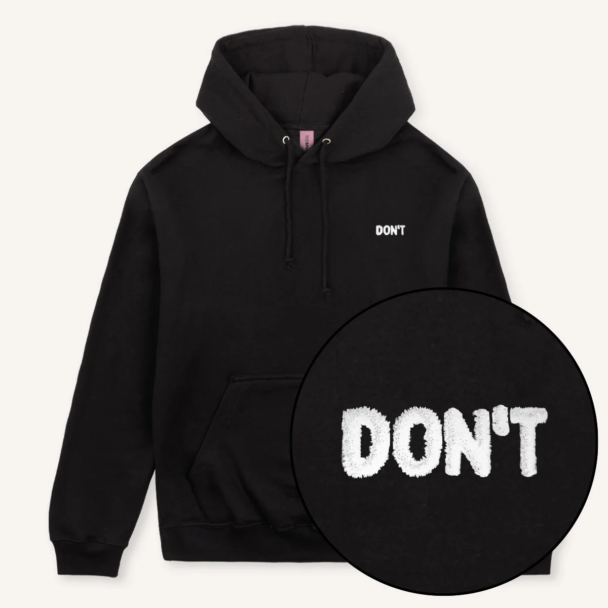Don't Embroidered Hoodie - Image 5