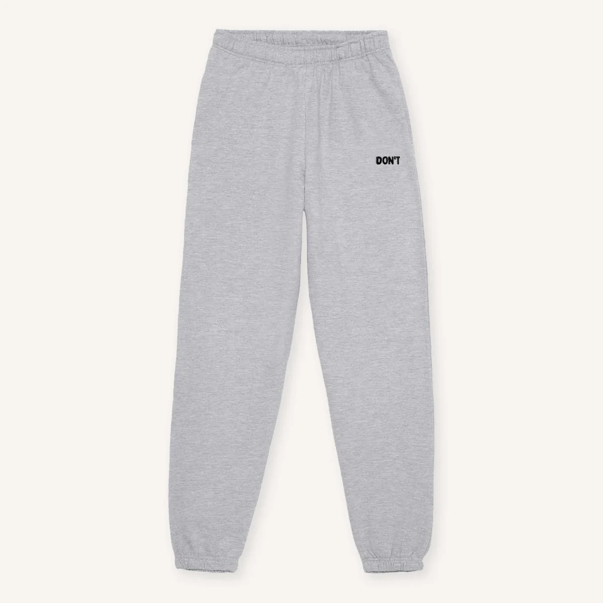 Don't Embroidery Detail Joggers - Image 4