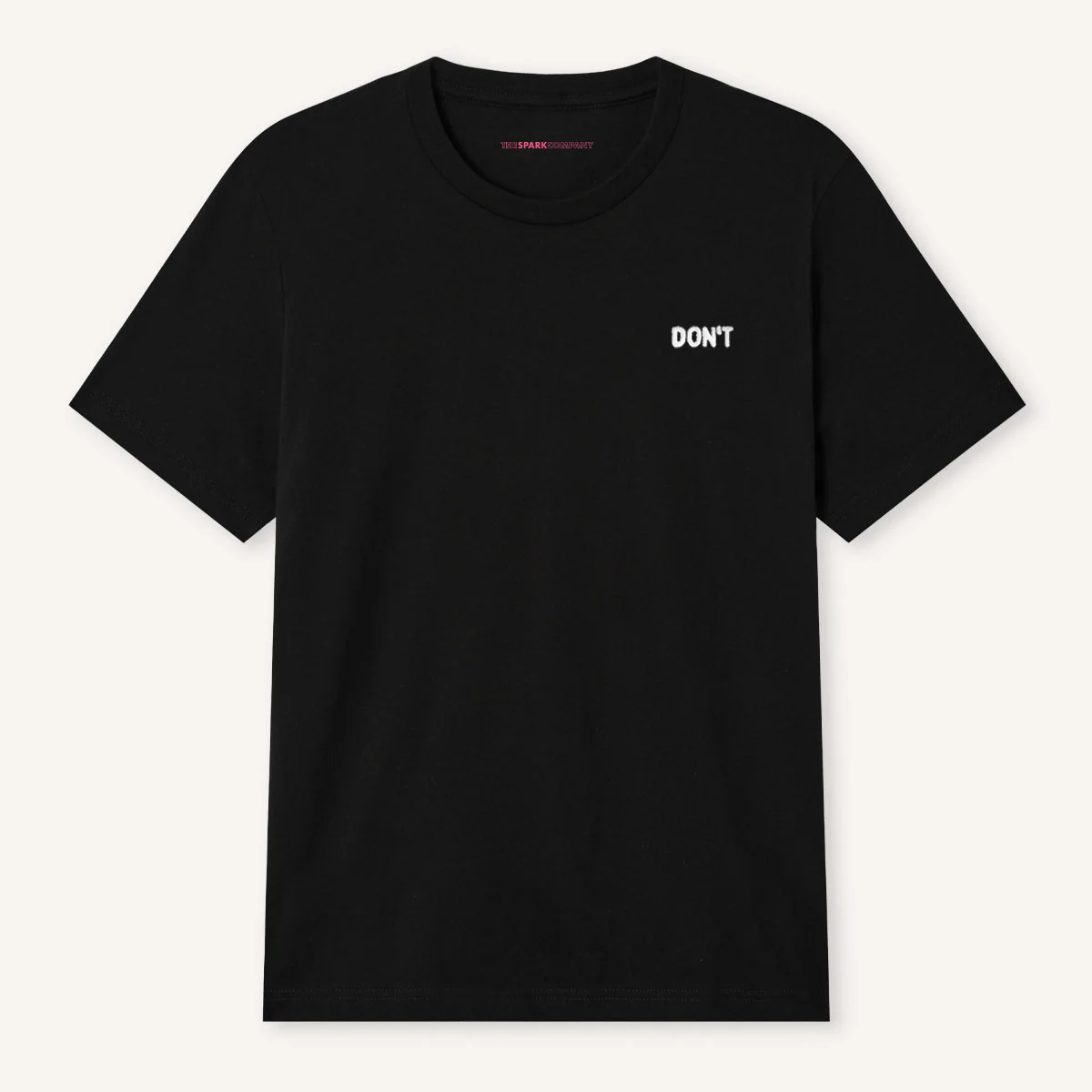 Don't Embroidery Detail T-Shirt - Image 3