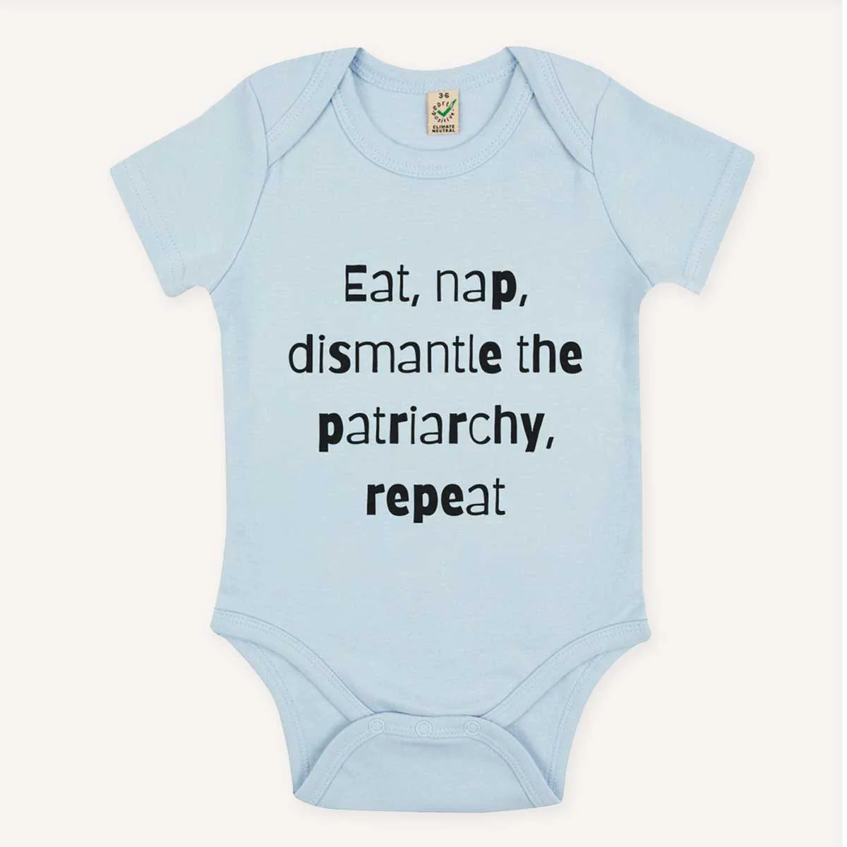 Eat, Nap, Dismantle The Patriarchy, Repeat Babygrow - Image 3