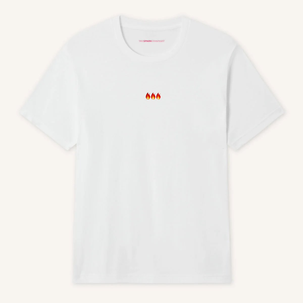 On Fire Embroidered T-Shirt - Image 3