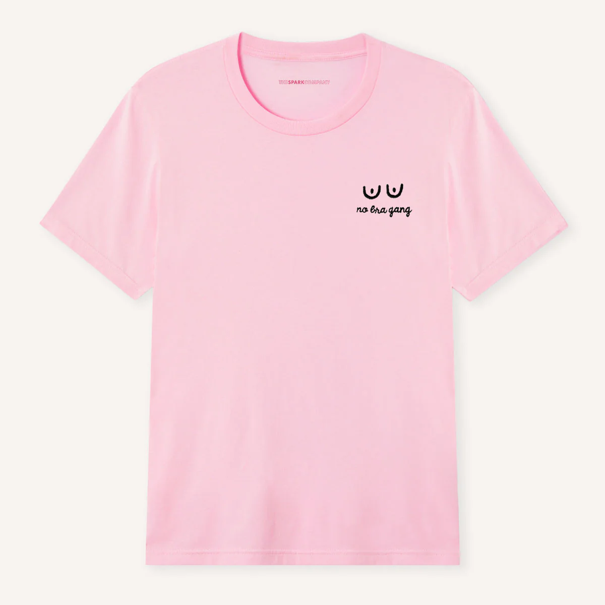 No Bra Gang Embroidered T-Shirt - Image 4