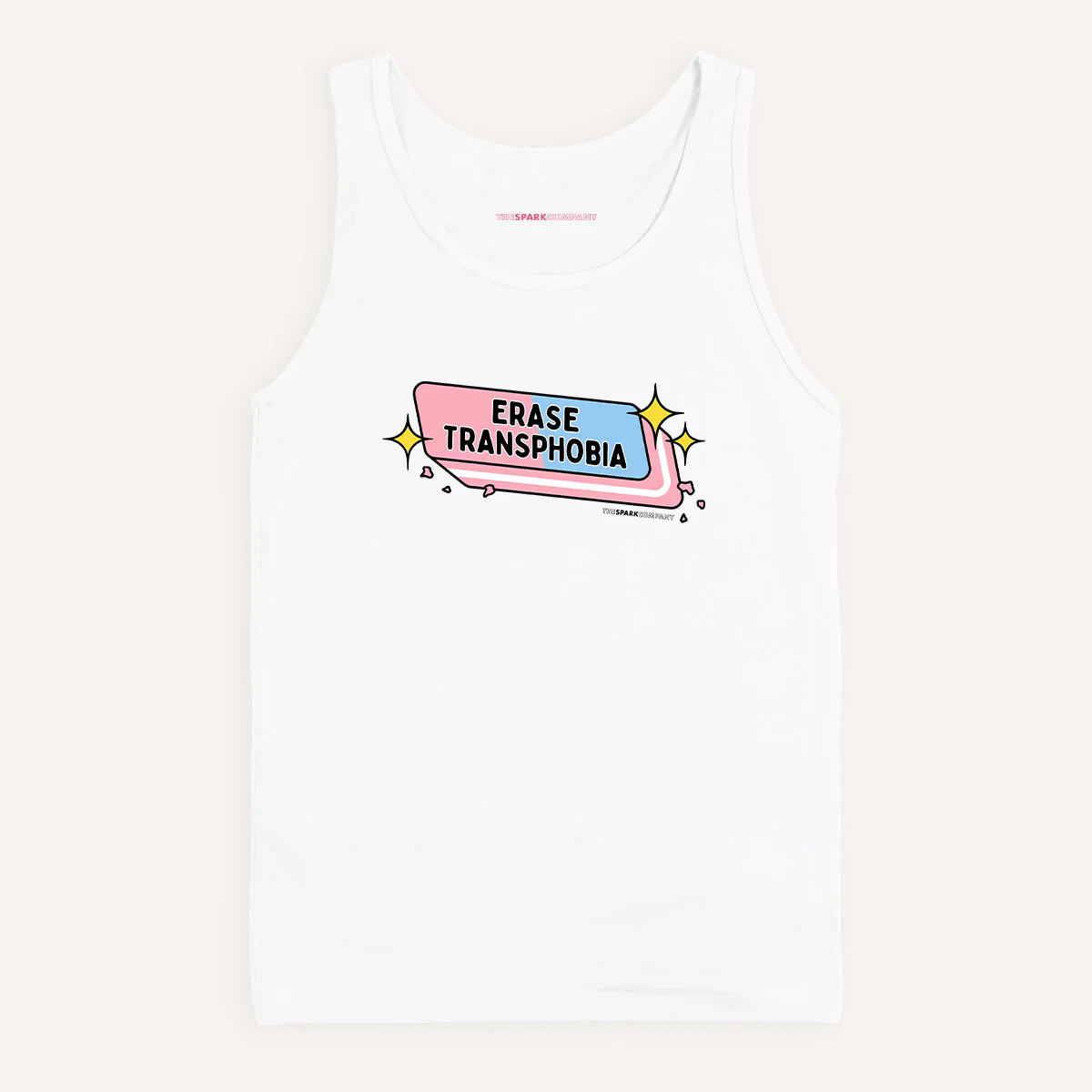 Erase Transphobia Tank Top - Image 4