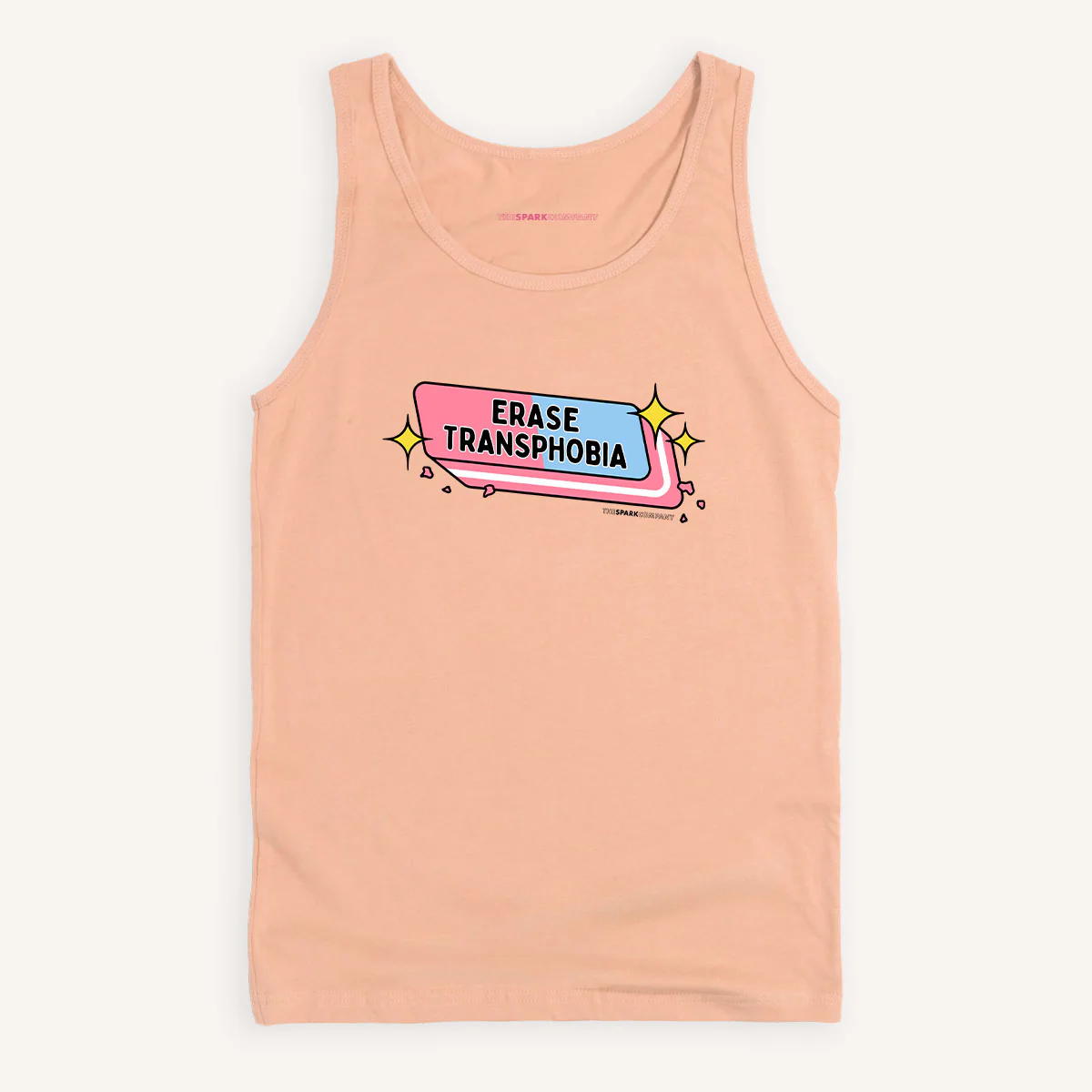 Erase Transphobia Tank Top - Image 5