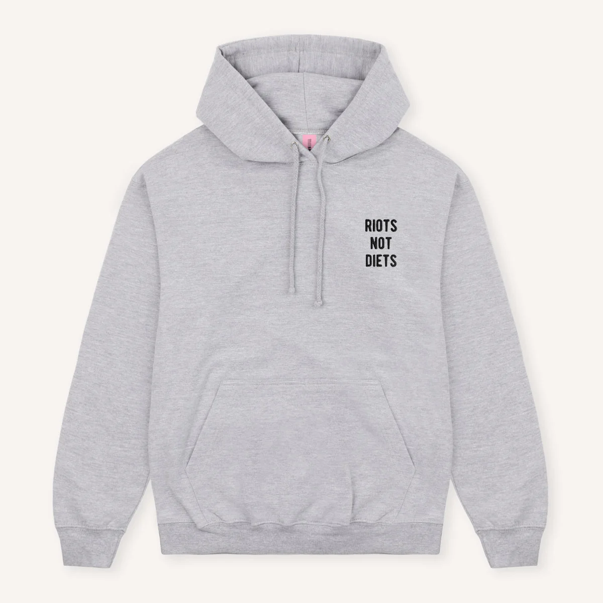 Riots Not Diets Embroidered Hoodie - Image 3