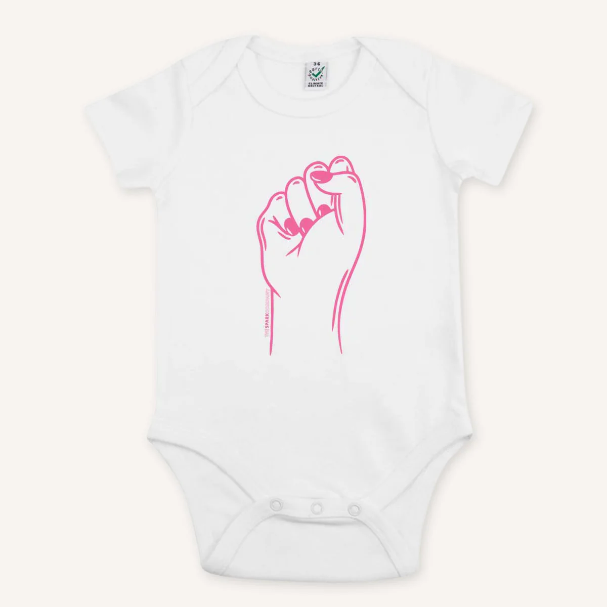Feminist Fist Babygrow - Image 2