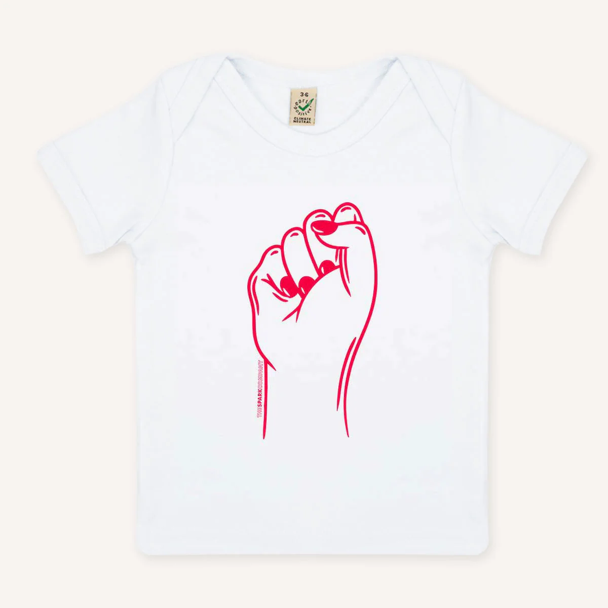 Feminist Fist Baby T-Shirt - Image 2