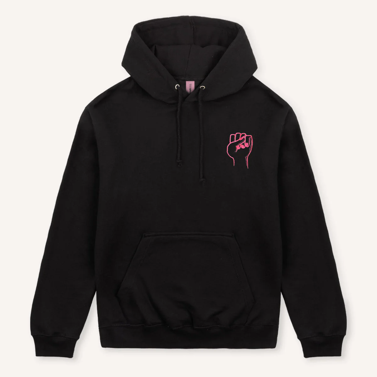 Feminist Fist Embroidered Hoodie - Image 4