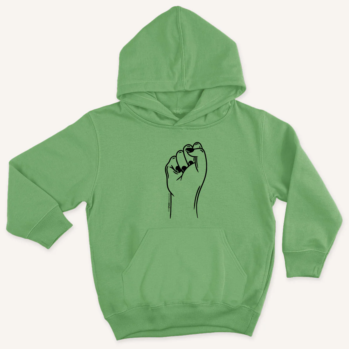 Feminist Fist Kids Hoodie - Image 4