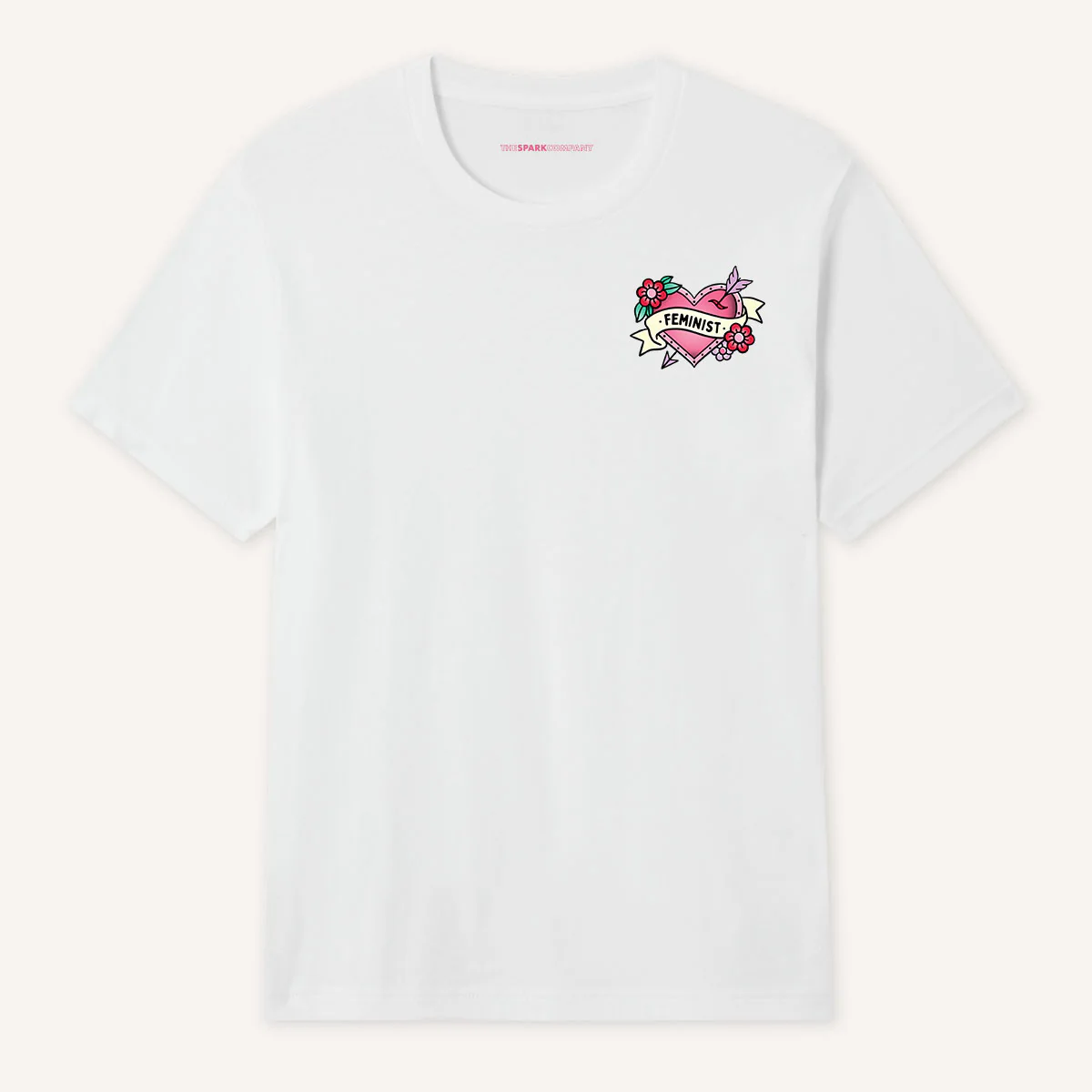 Feminist Heart T-Shirt - Image 3