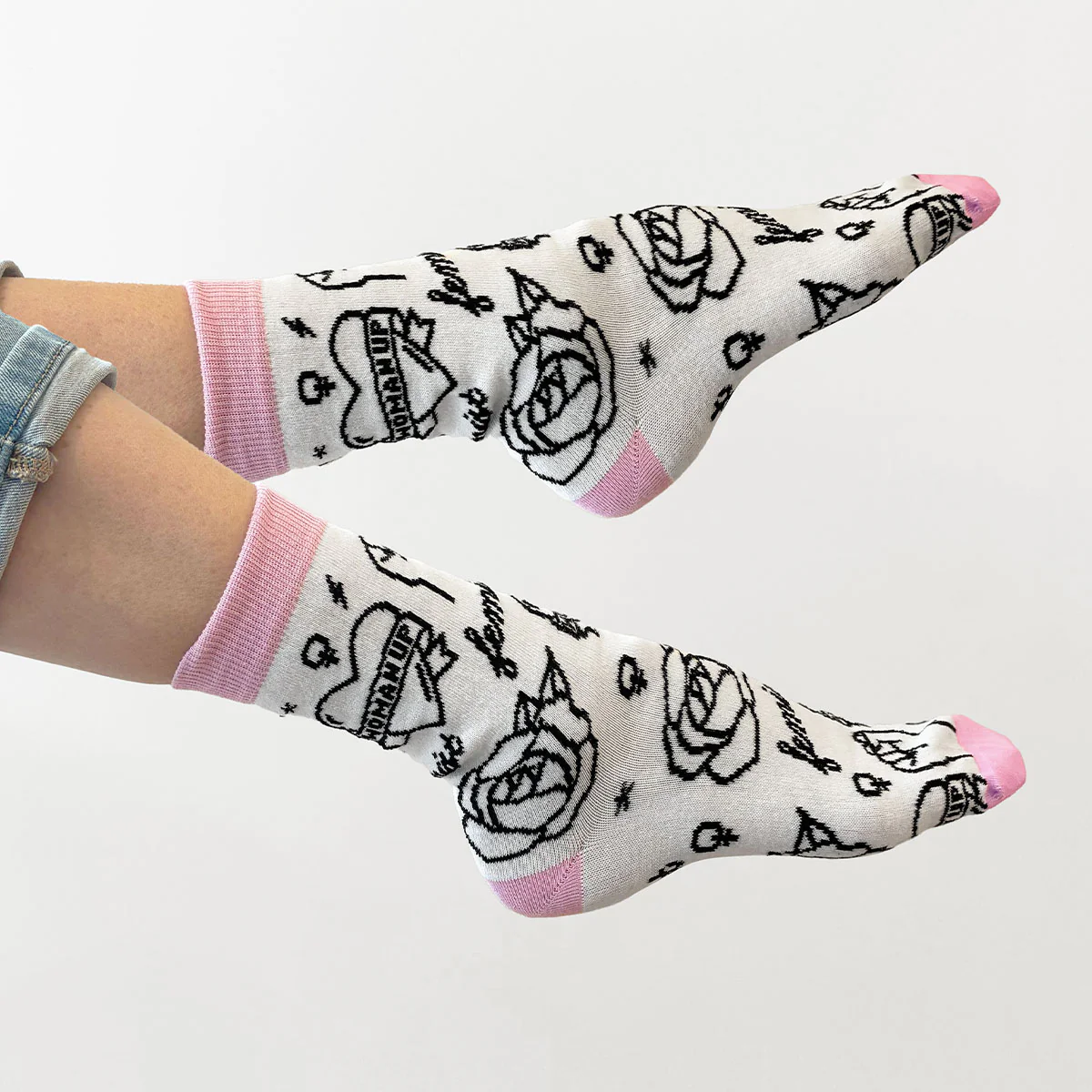 Feminist Tattoo Socks - Image 2