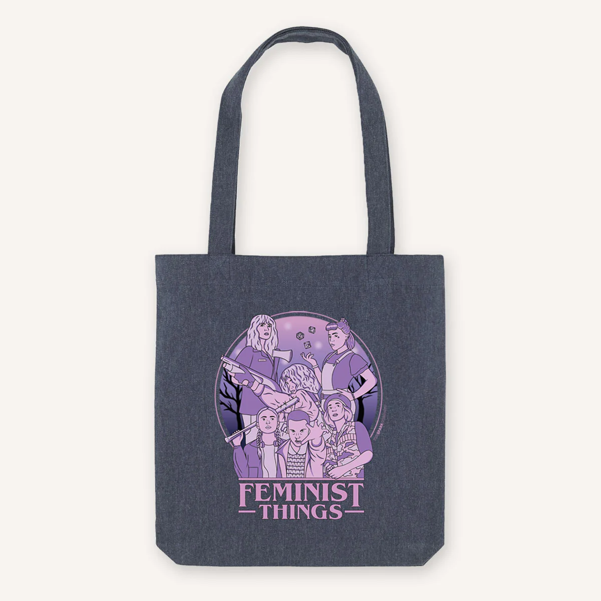 Feminist Things Strong as Hell Tote Bag - Image 2