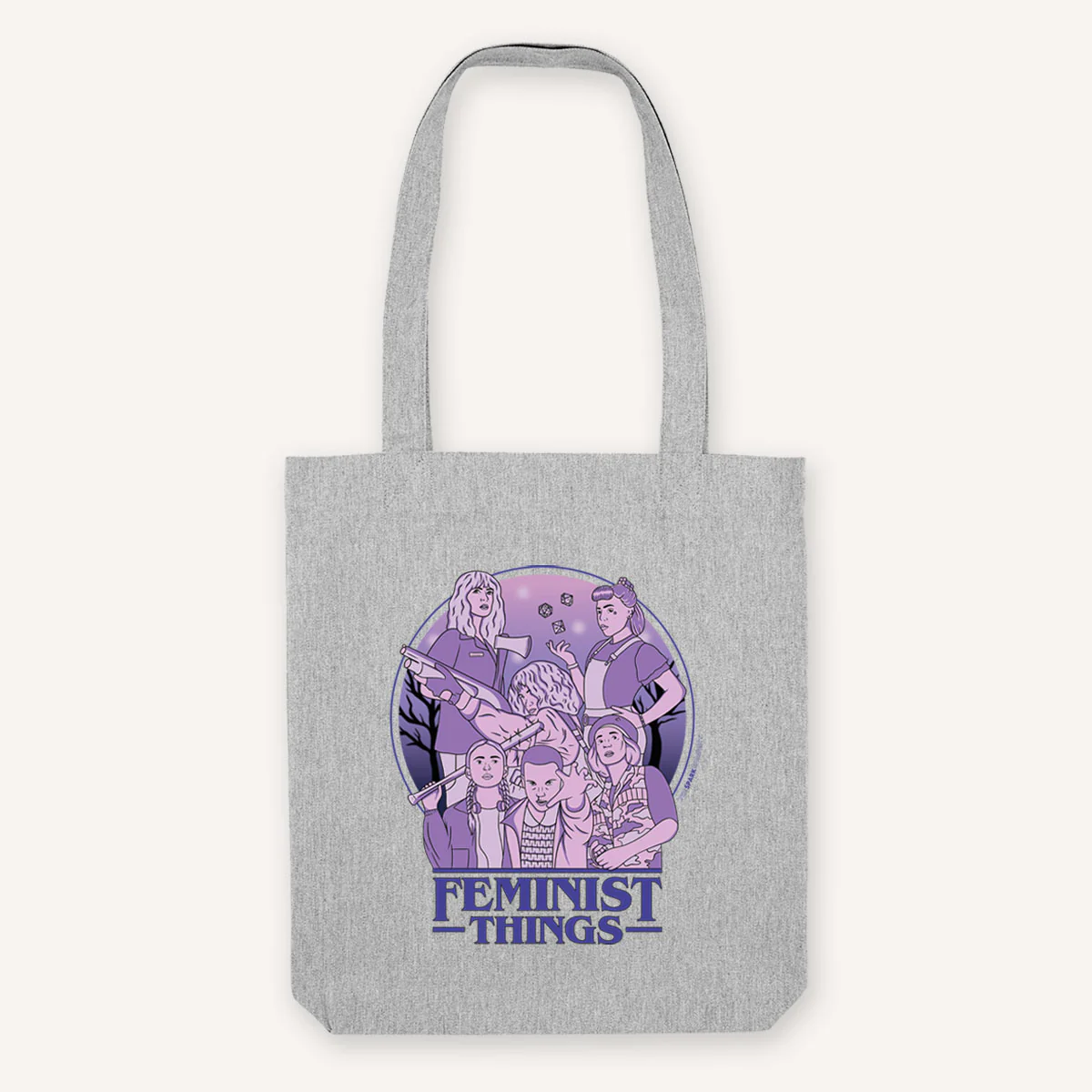 Feminist Things Strong as Hell Tote Bag - Image 3