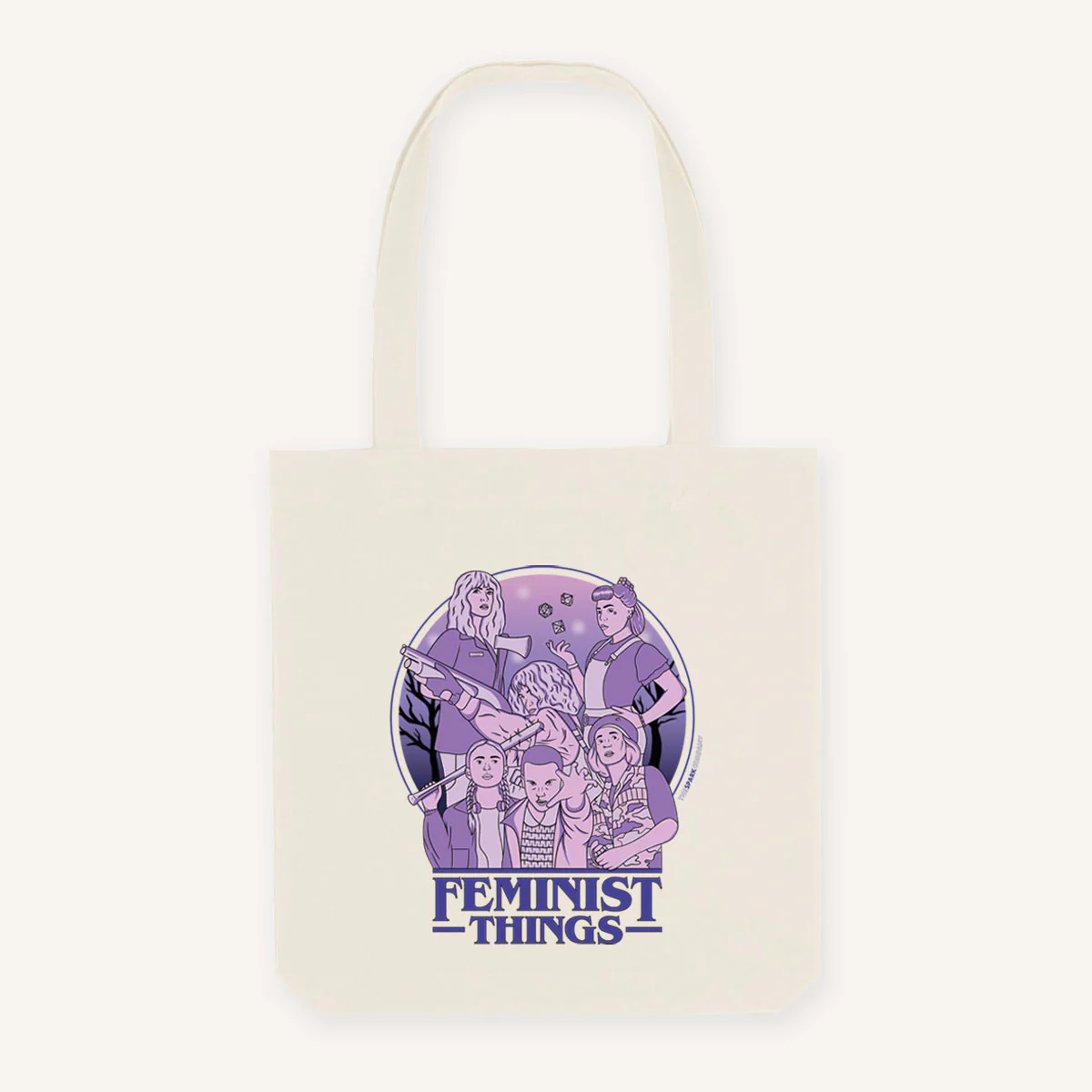 Feminist Things Strong as Hell Tote Bag - Image 4