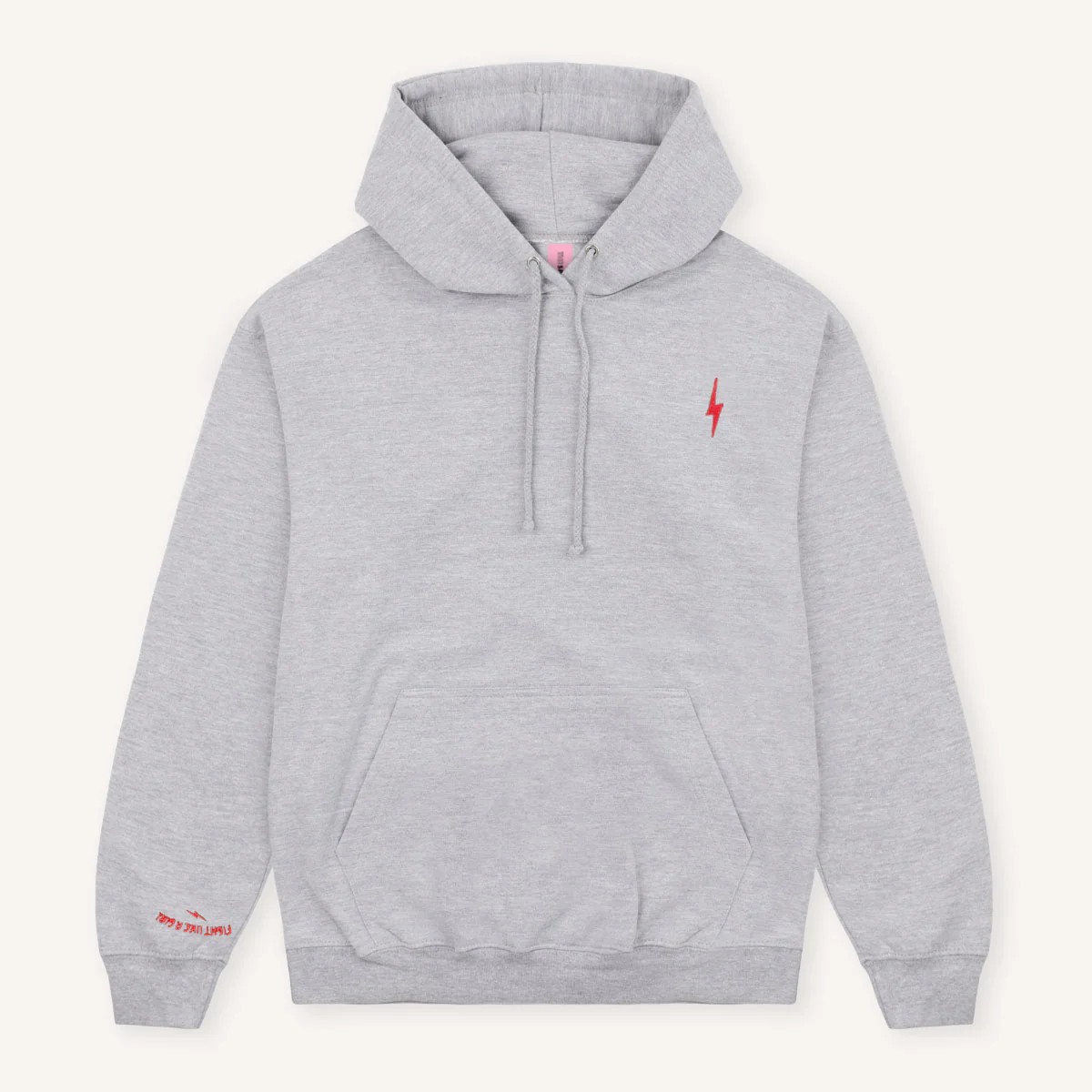 Lightning Embroidery Detail Hoodie - Image 3