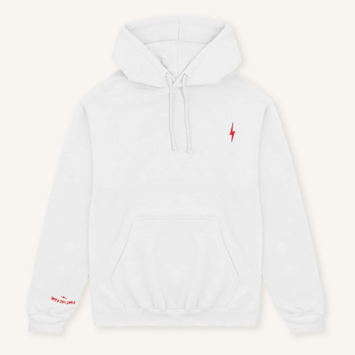 Lightning Embroidery Detail Hoodie - Image 4