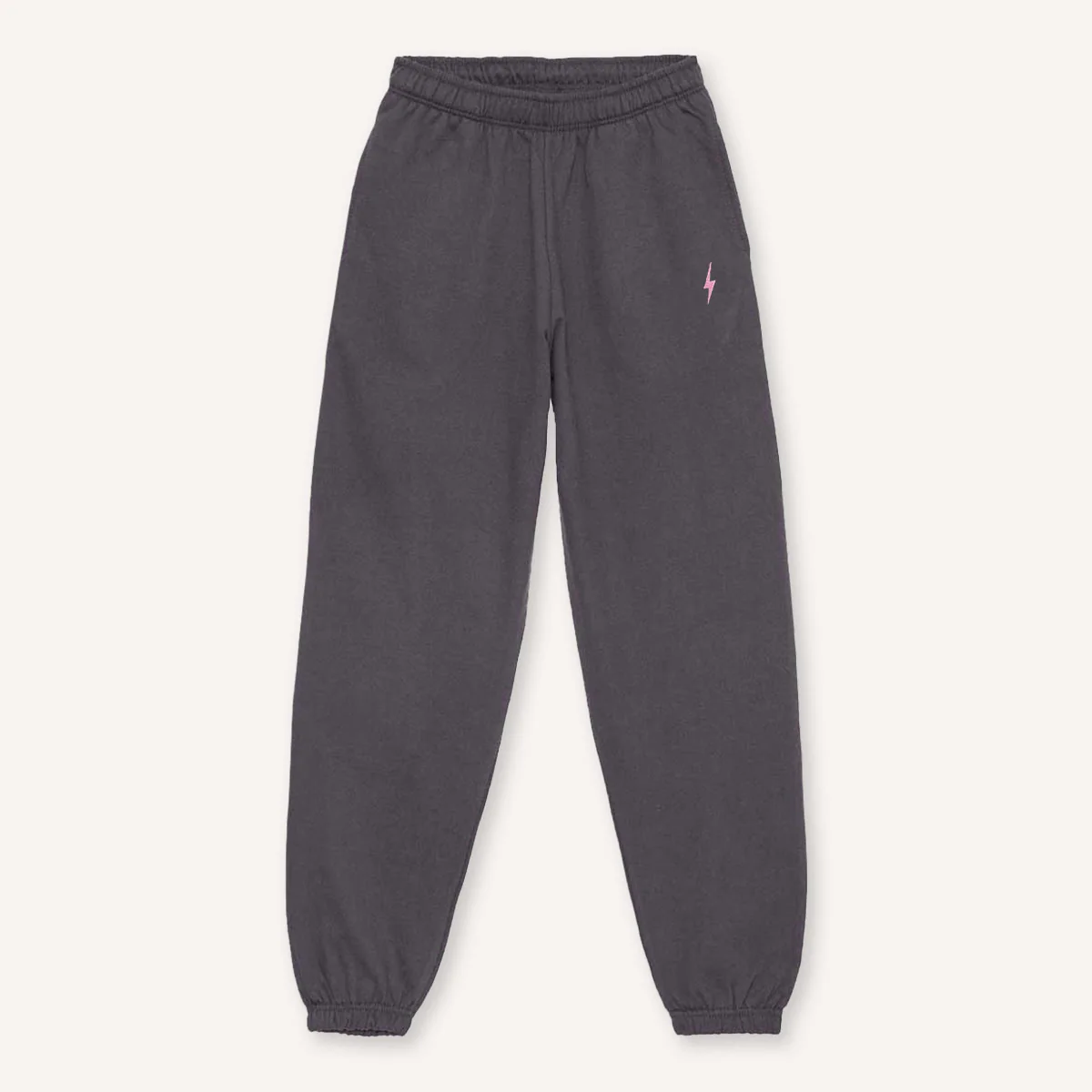 Lightning Embroidery Detail Joggers - Image 4