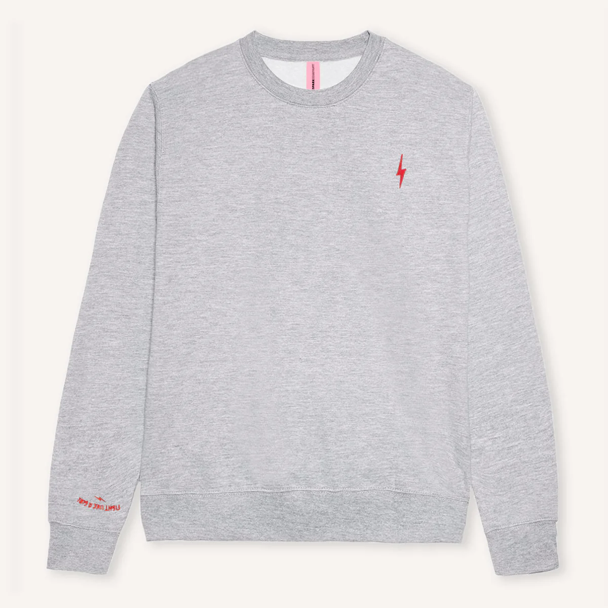 Lightning Embroidery Detail Sweatshirt - Image 3