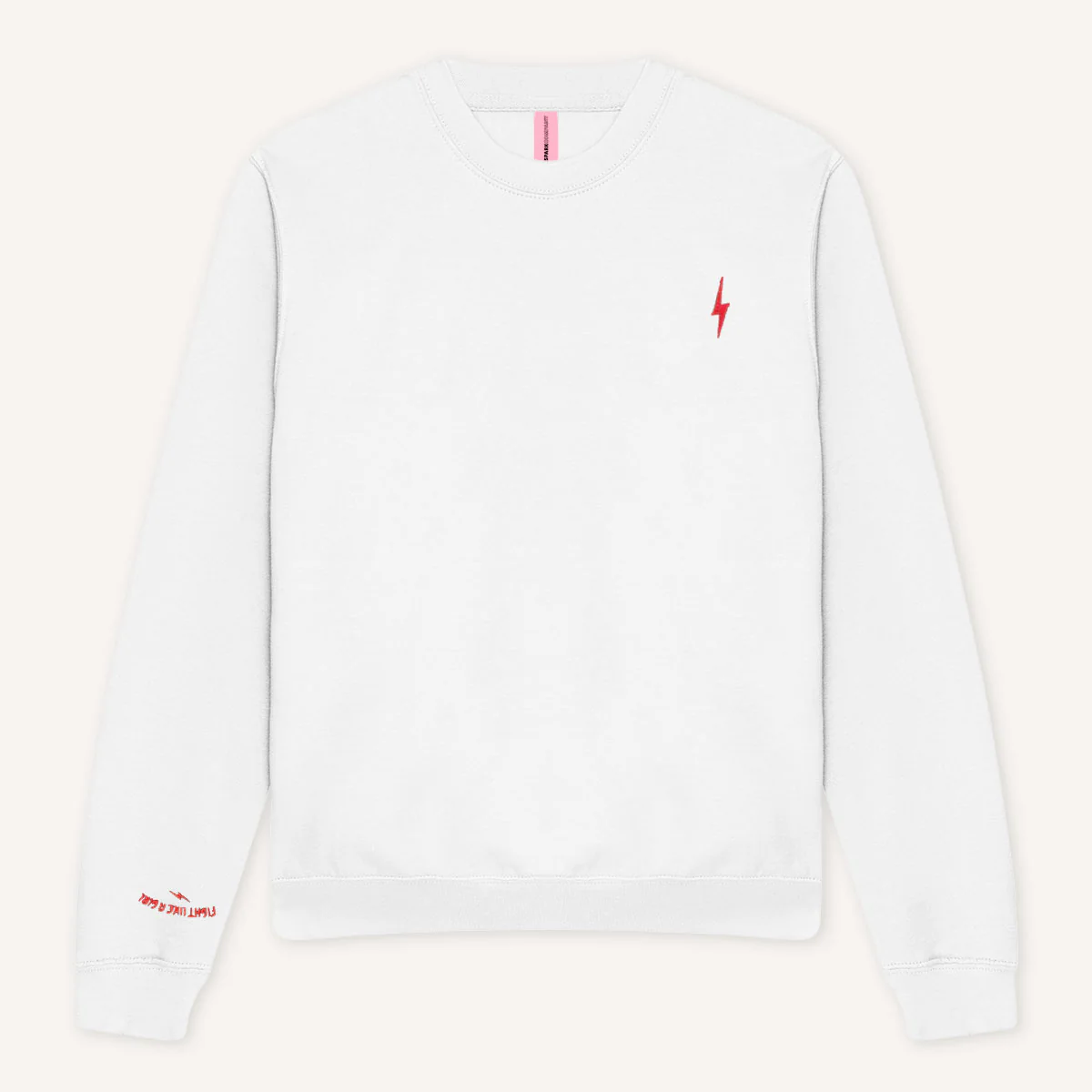 Lightning Embroidery Detail Sweatshirt - Image 4