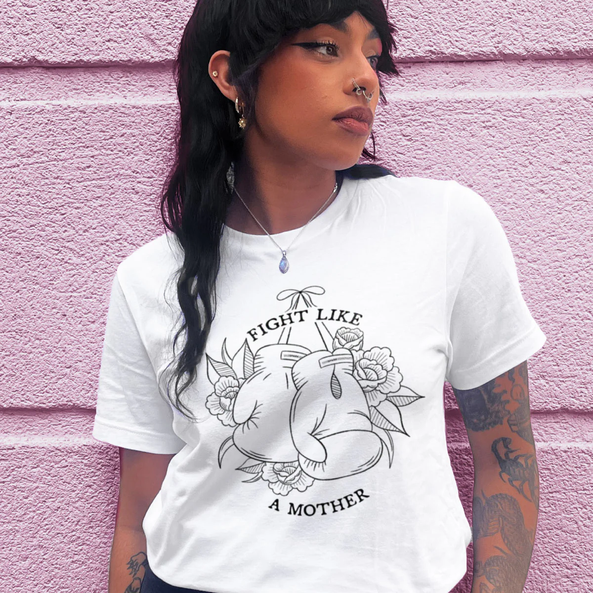 Fight Like A Mother T-Shirt - Image 2