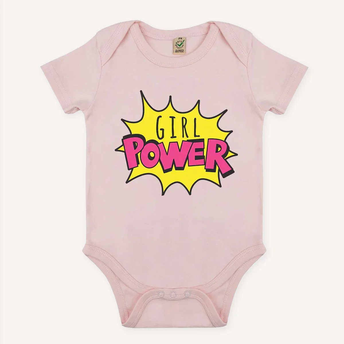 Girl Power Pop Art Babygrow