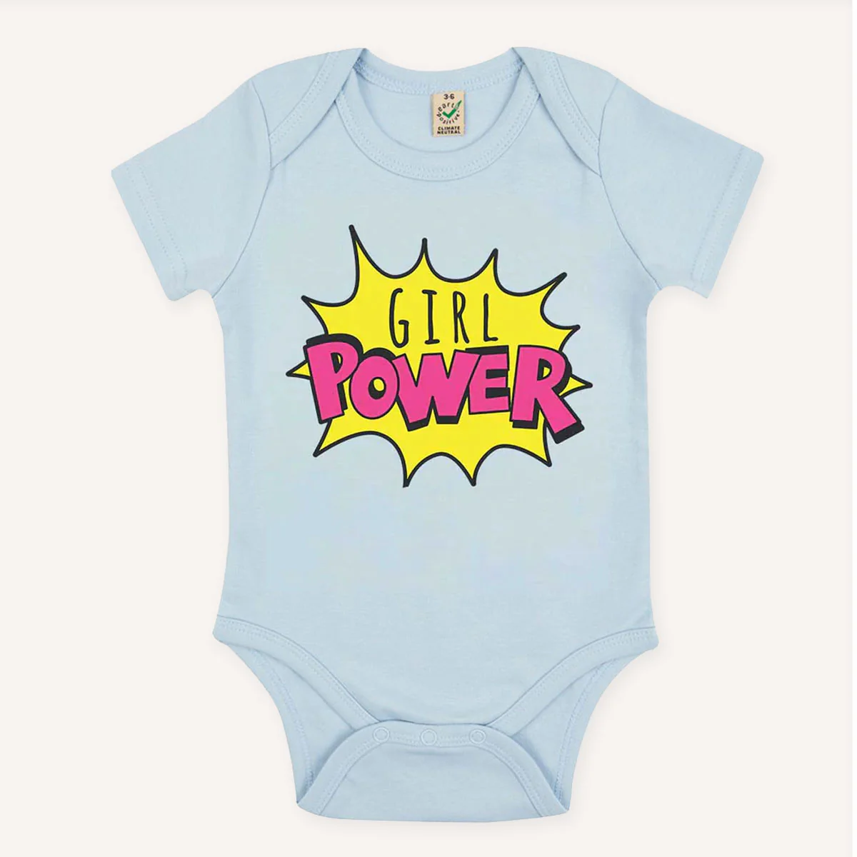 Girl Power Pop Art Babygrow - Image 2