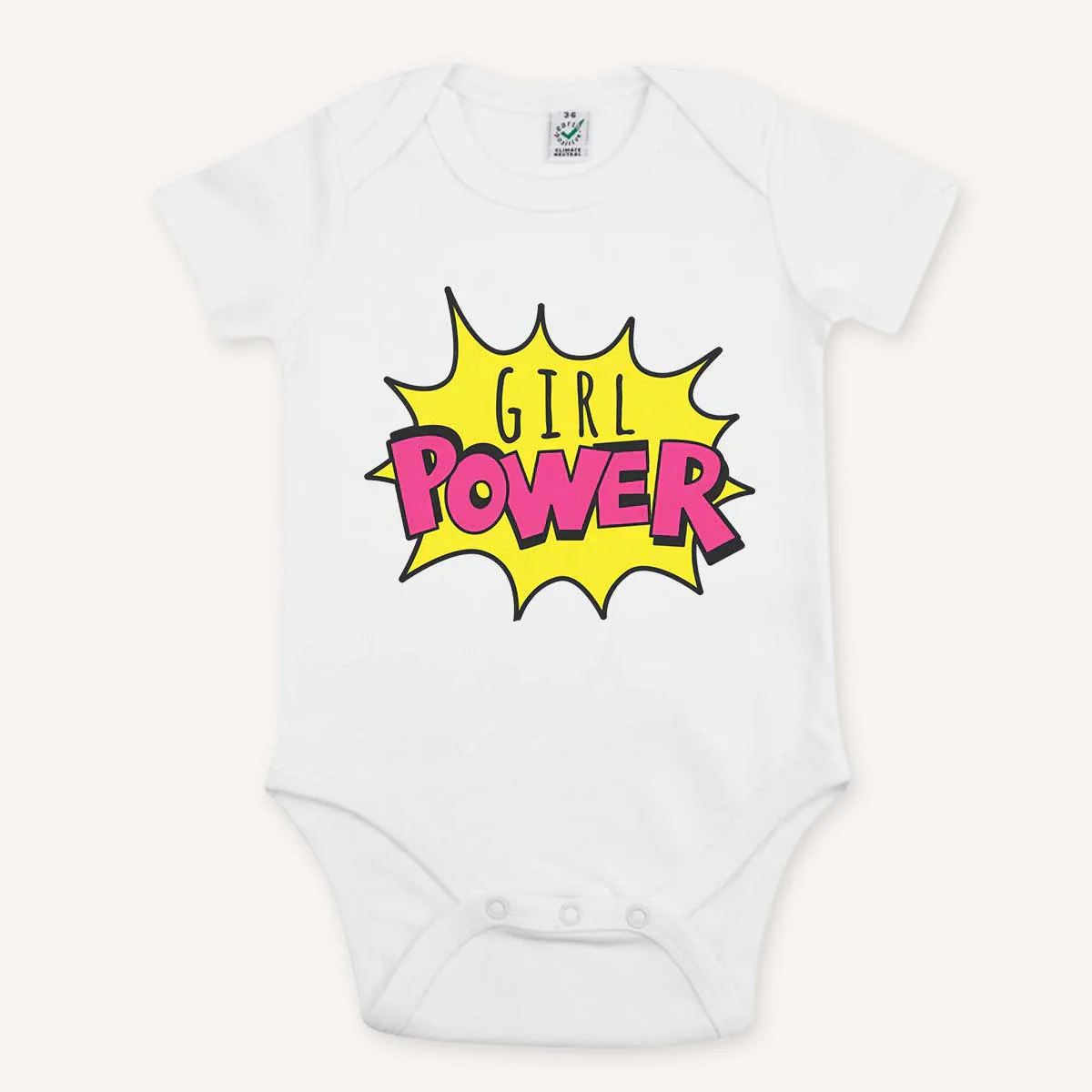 Girl Power Pop Art Babygrow - Image 3