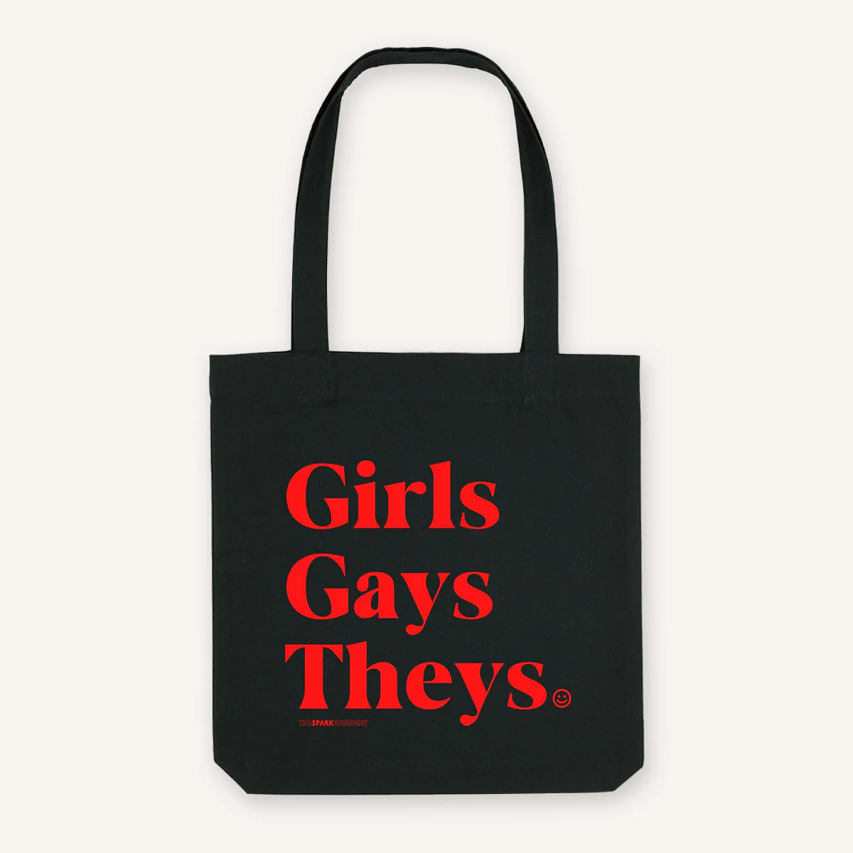 Girls Gays Theys Strong As Hell Tote Bag - Image 2