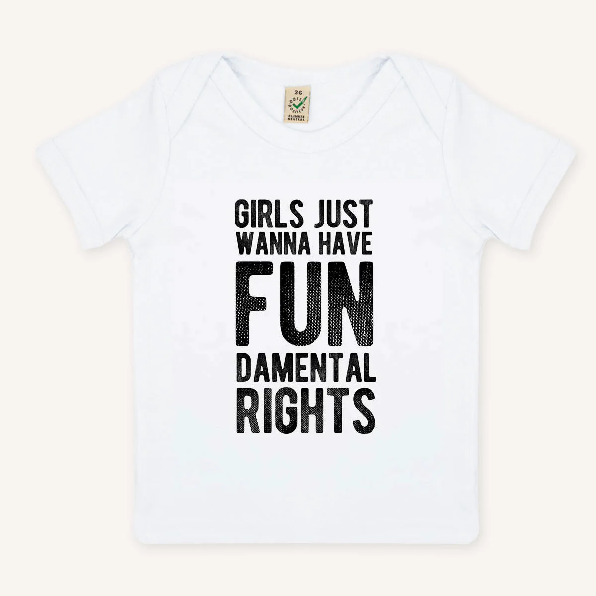 Girls Just Wanna Have Fundamental Rights Baby T-Shirt - Image 2