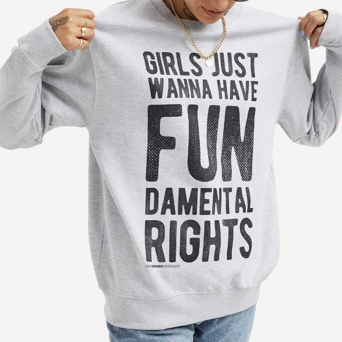 Girls Just Wanna Have Fundamental Rights Sweatshirt - Image 2