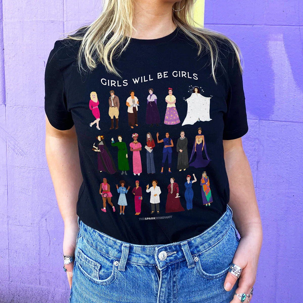 Girls Will Be Girls: Iconic Women T-Shirt - Image 2