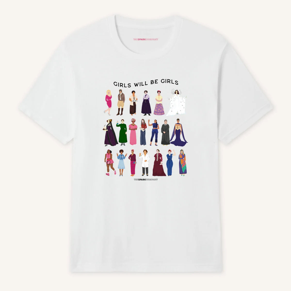 Girls Will Be Girls: Iconic Women T-Shirt - Image 3