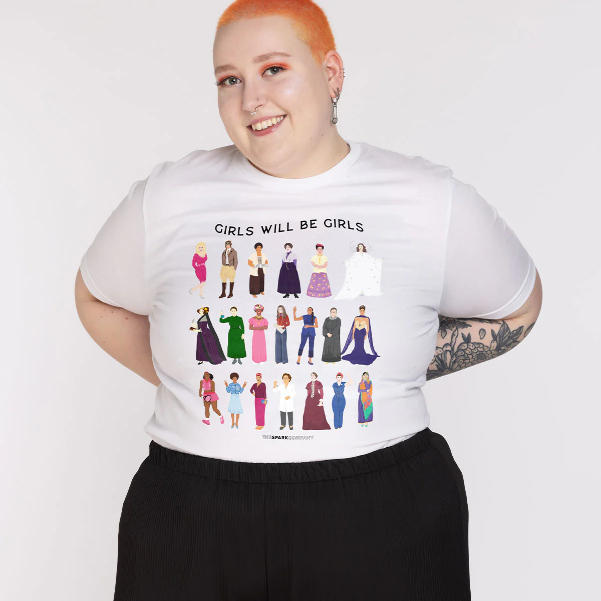 Girls Will Be Girls: Iconic Women T-Shirt - Image 4