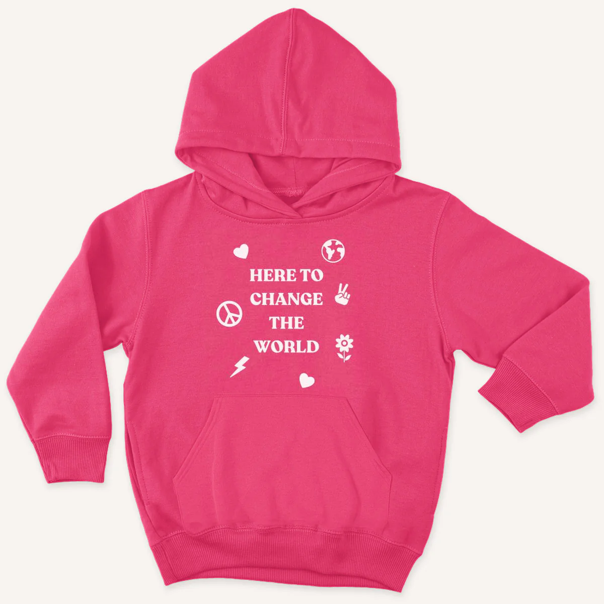 Here To Change The World Kids Hoodie - Image 2