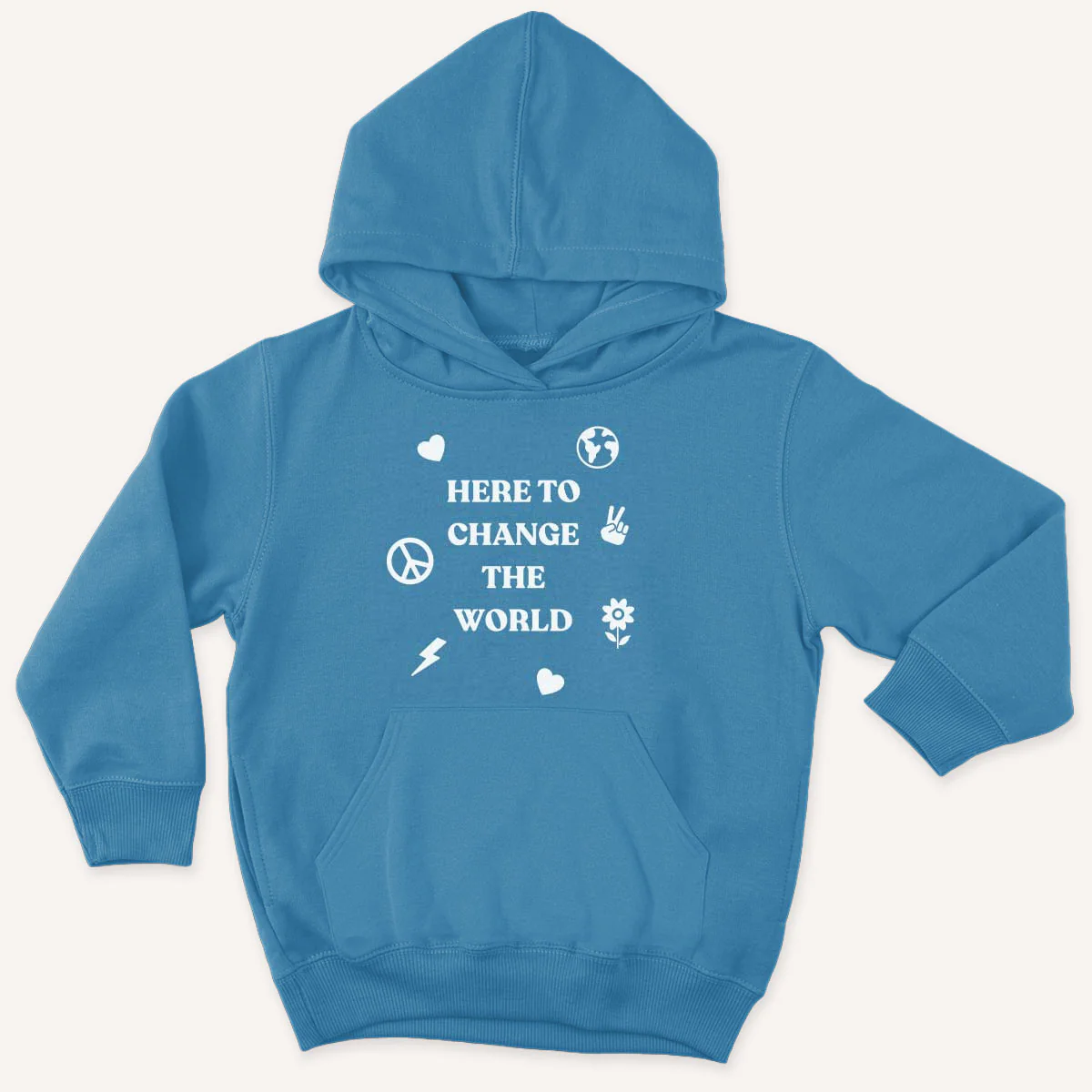 Here To Change The World Kids Hoodie - Image 4