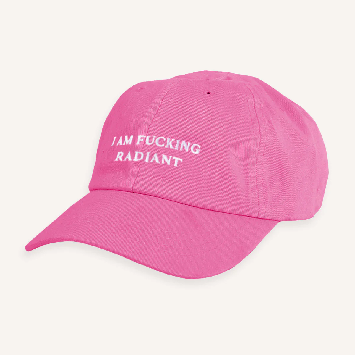 I Am F*cking Radiant Slogan Cap - Image 2