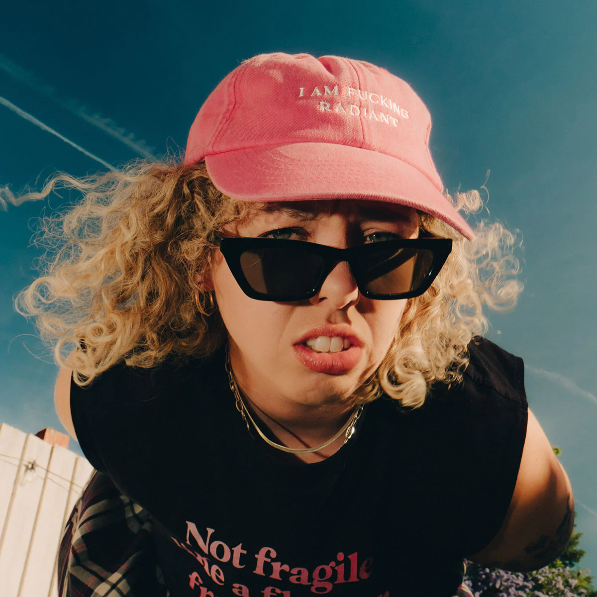 I Am F*cking Radiant Slogan Cap - Image 3