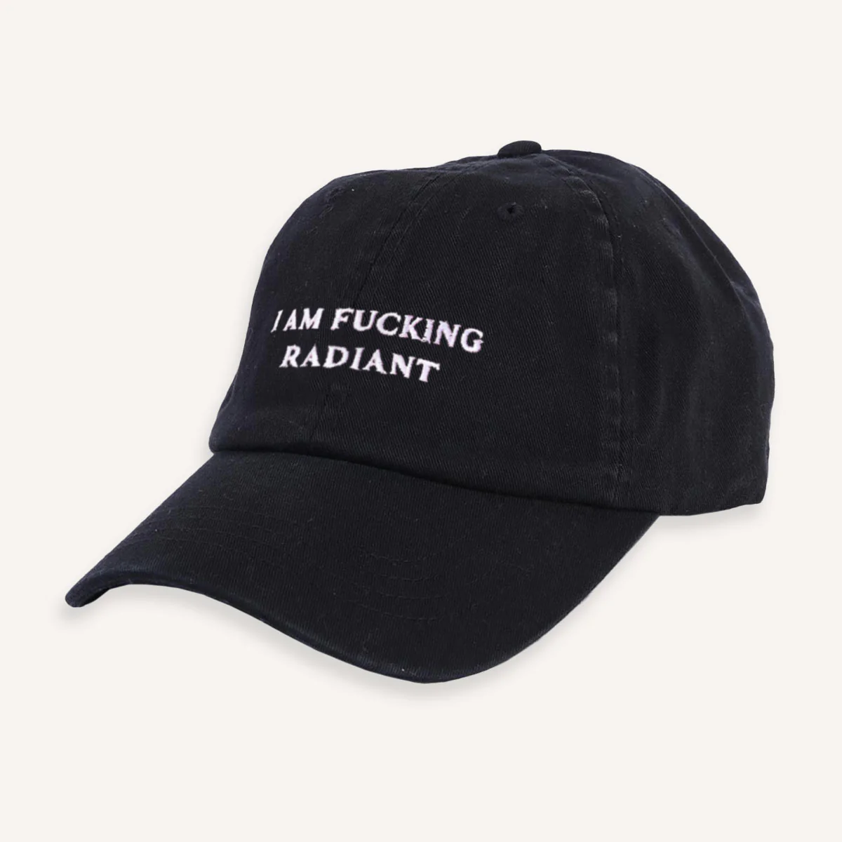 I Am F*cking Radiant Slogan Cap - Image 4