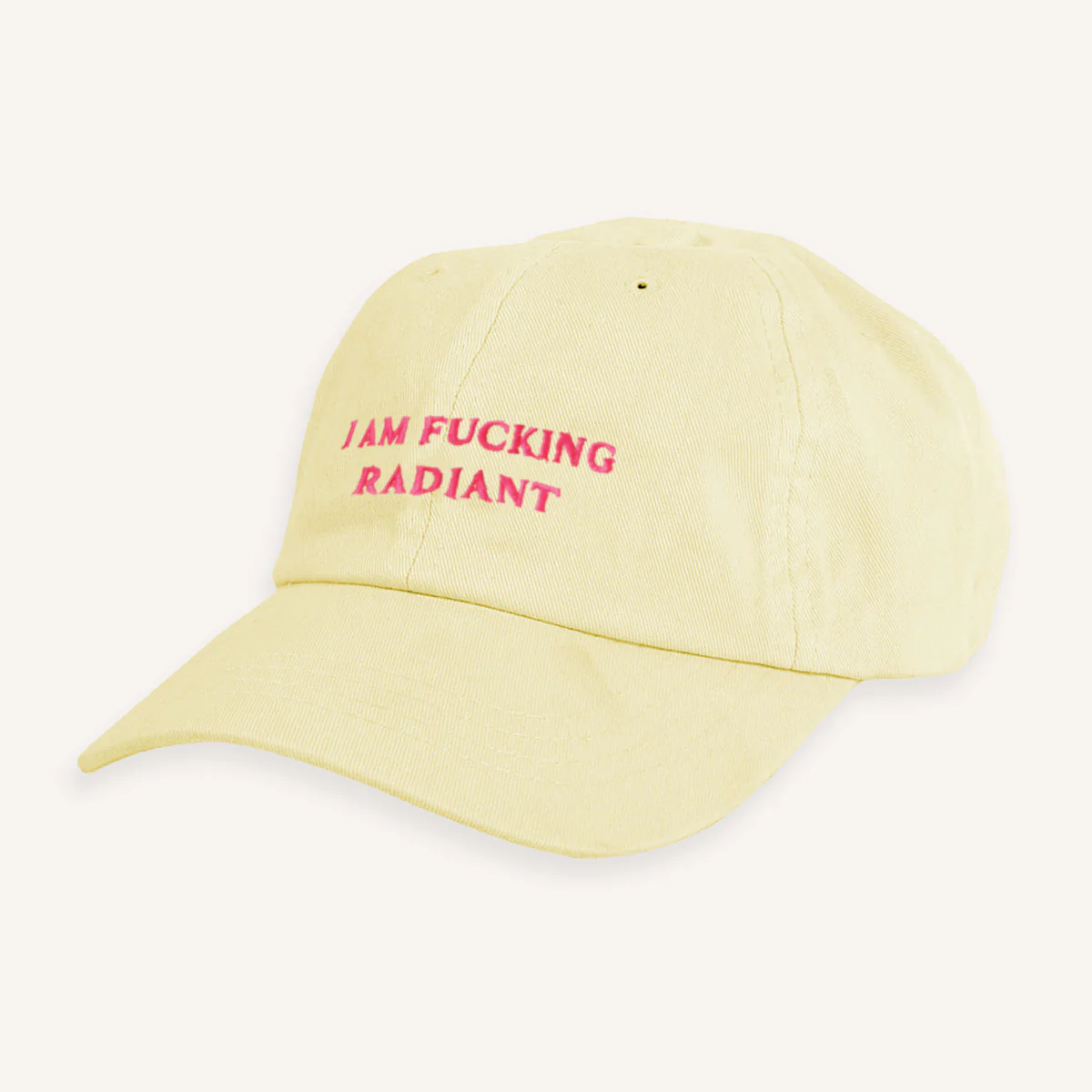 I Am F*cking Radiant Slogan Cap - Image 8