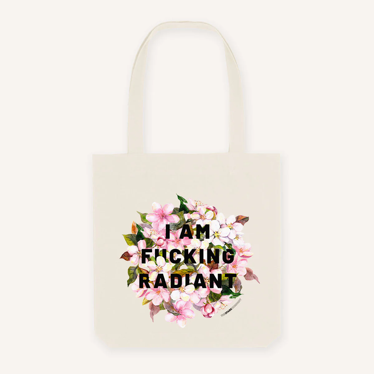 I Am F*cking Radiant Strong as Hell Tote Bag - Image 3