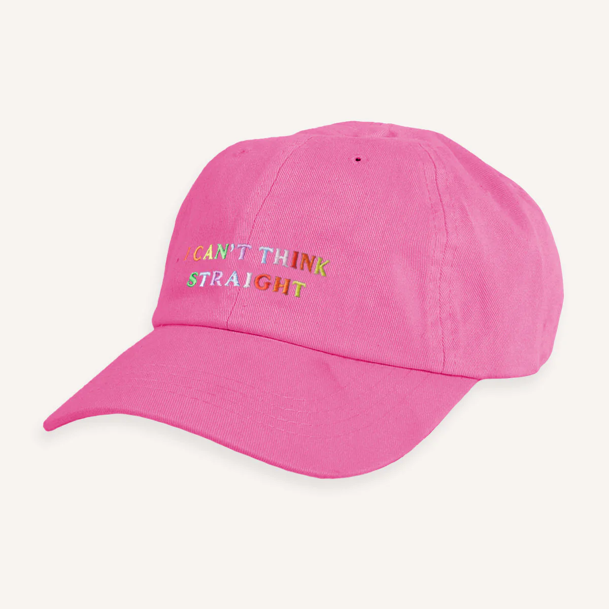 I Can't Think Straight Slogan Cap - Image 8