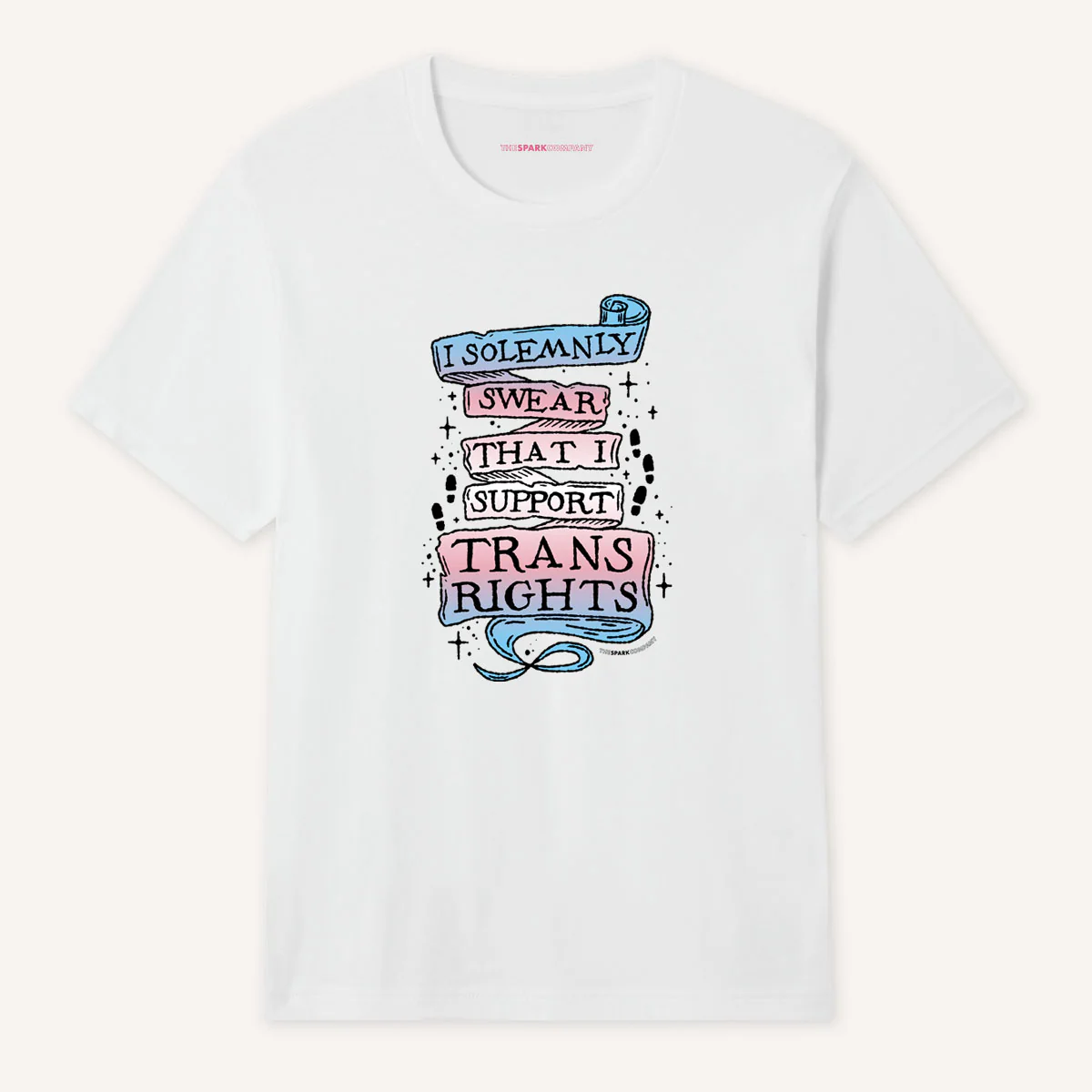 I Solemnly Swear That I Support Trans Rights T-Shirt - Image 2