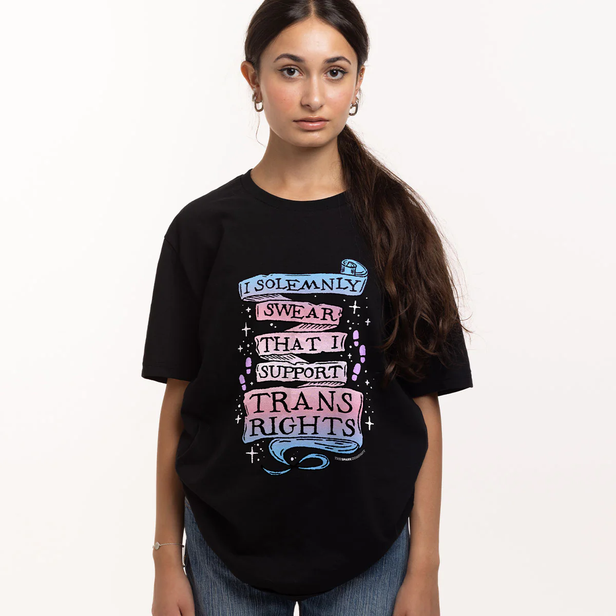 I Solemnly Swear That I Support Trans Rights T-Shirt - Image 3