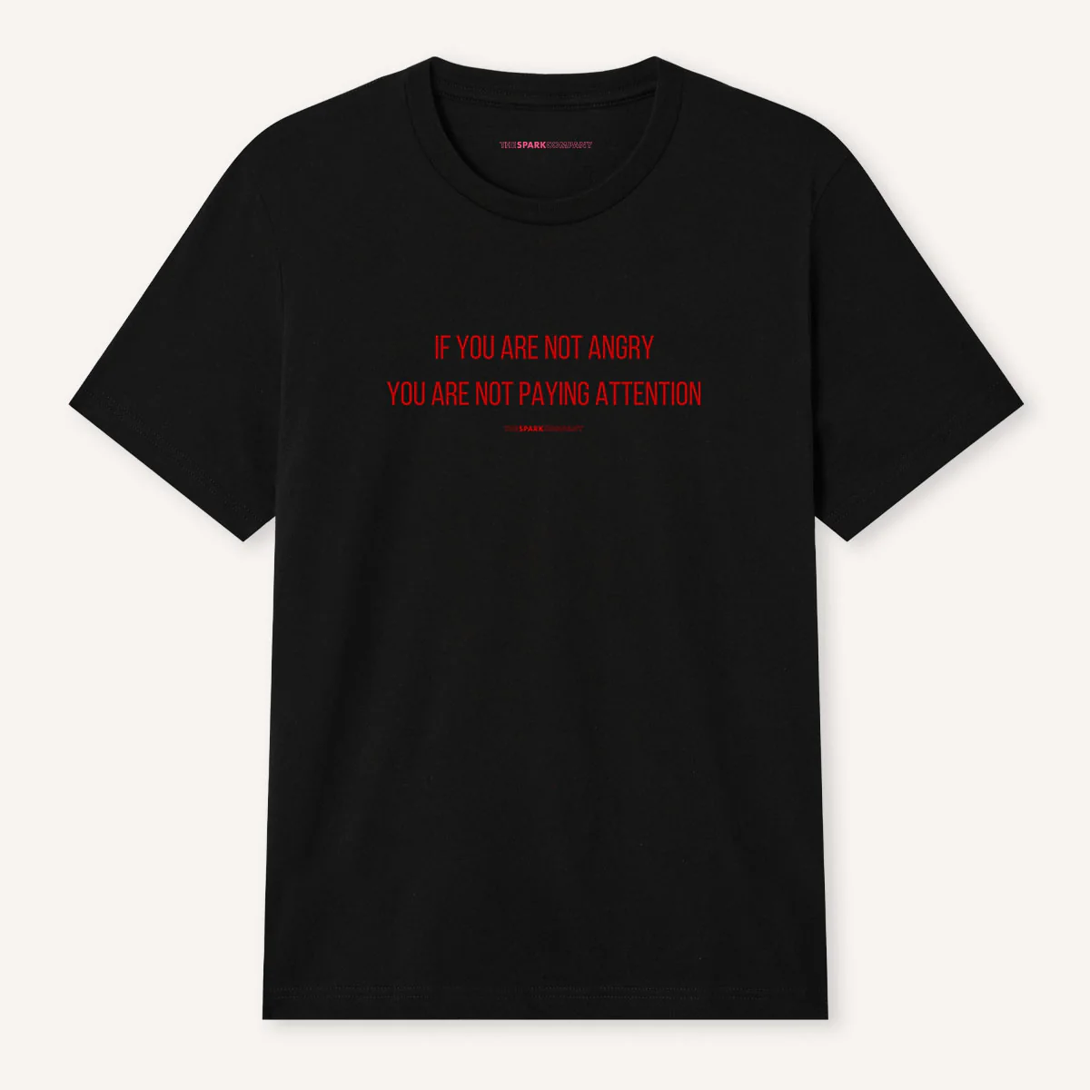 If You Are Not Angry You Are Not Paying Attention T-Shirt - Image 3