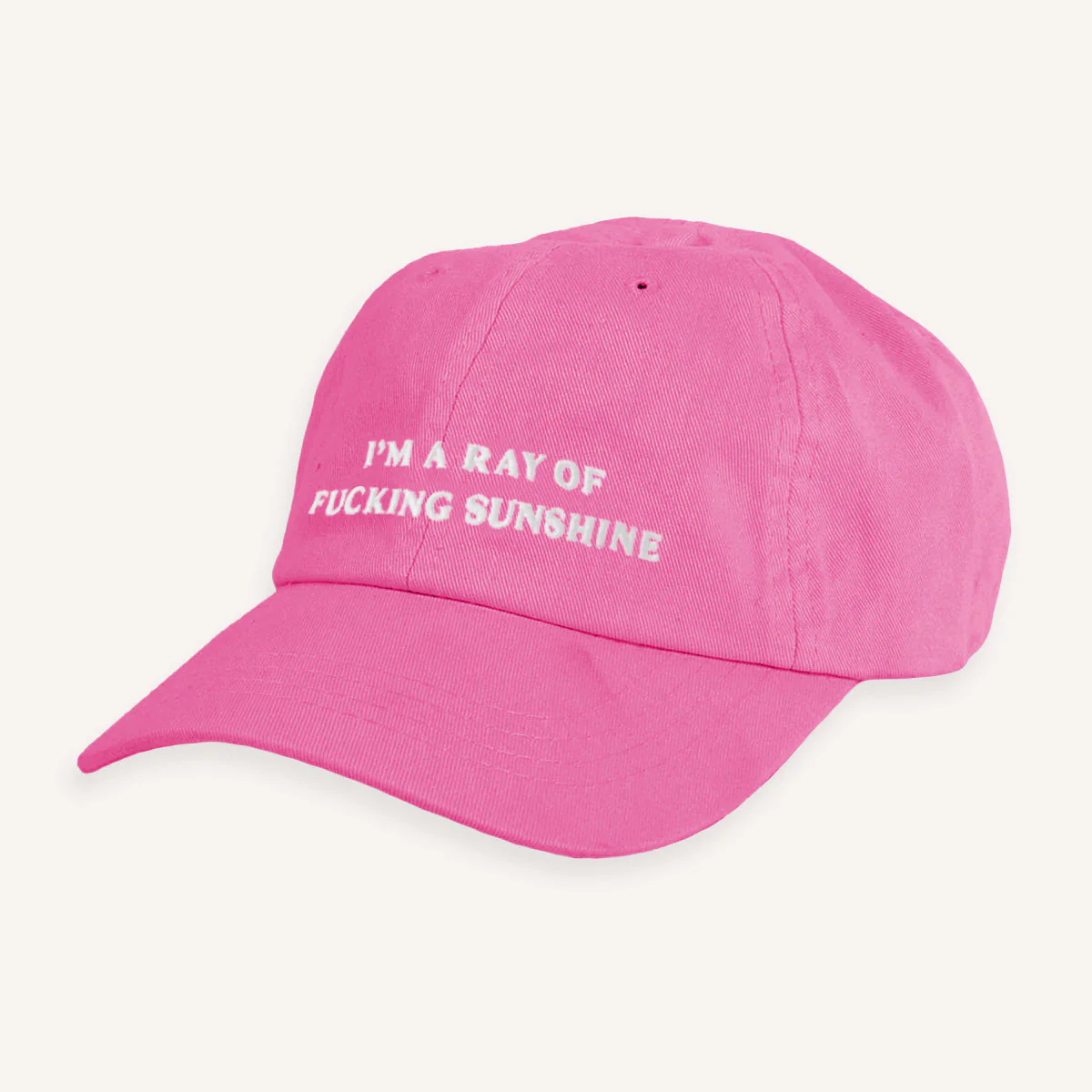 I'm A Ray Of F*cking Sunshine Slogan Cap - Image 4