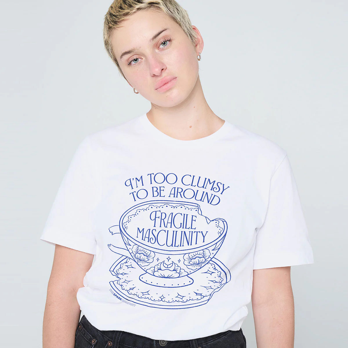 I'm Too Clumsy To Be Around Fragile Masculinity T-Shirt - Image 5