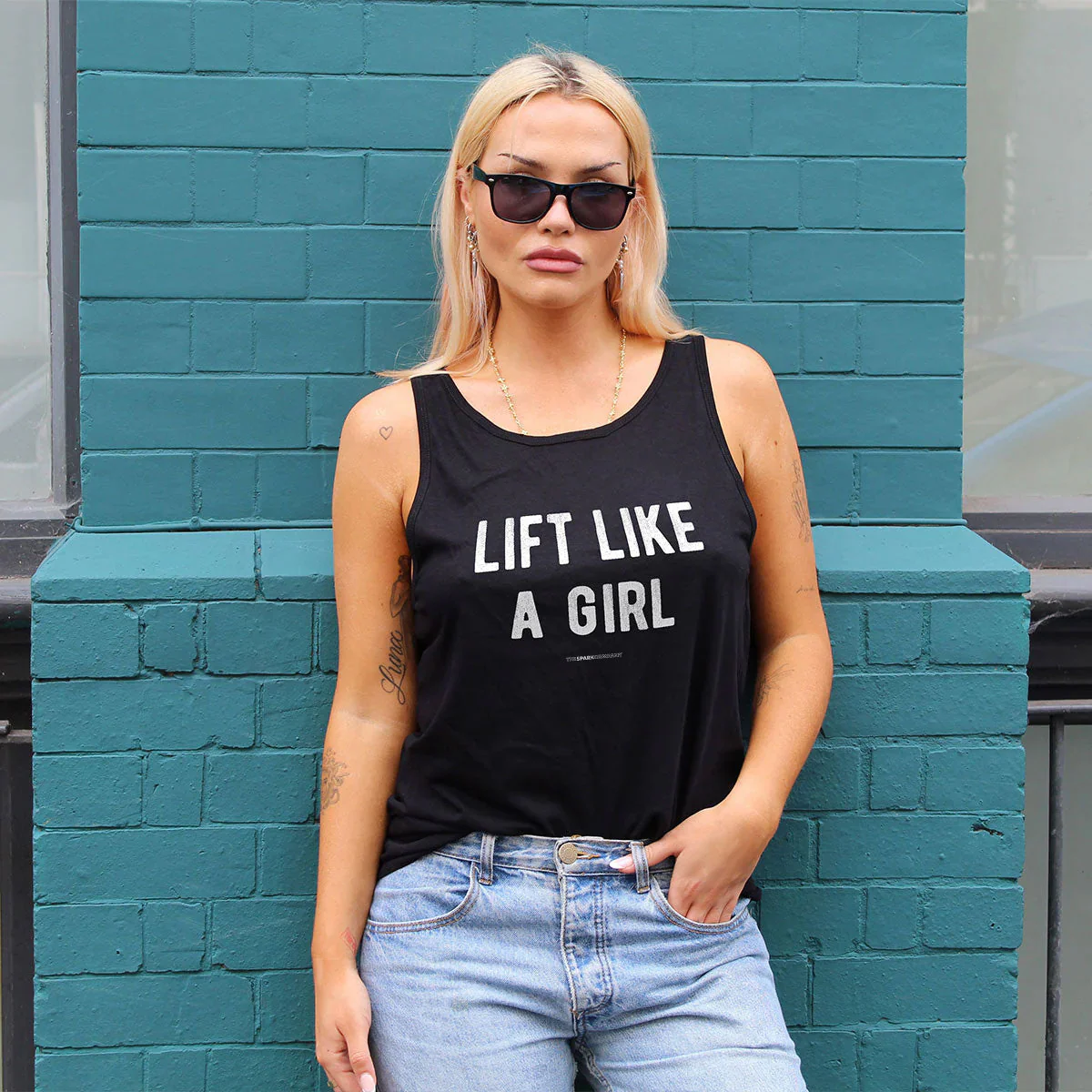 Lift Like A Girl Tank Top - Image 2