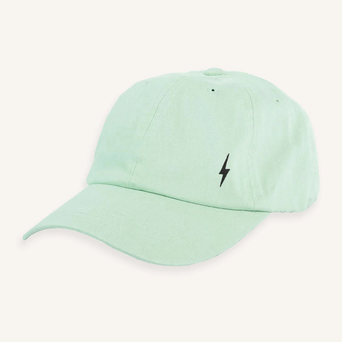 Lightning Embroidered Mom Cap - Image 4